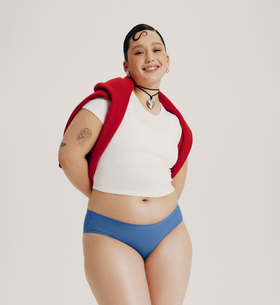 Cotton Modal Super Leakproof Full Gusset Bikini for Teens | Kt by Knix
