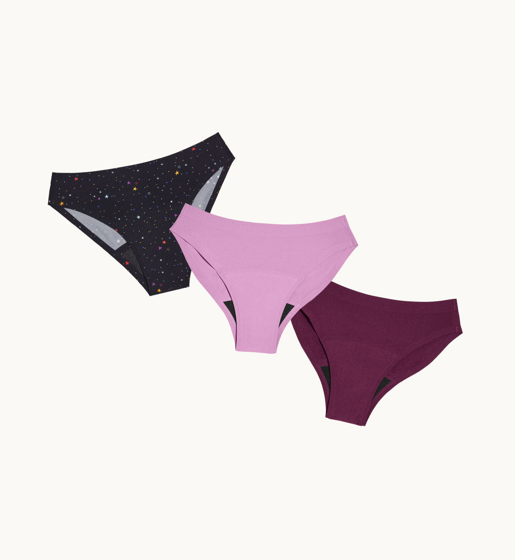 Kickee Pants} Girls' Bikini Underwear :: Macaroon Floral Vines